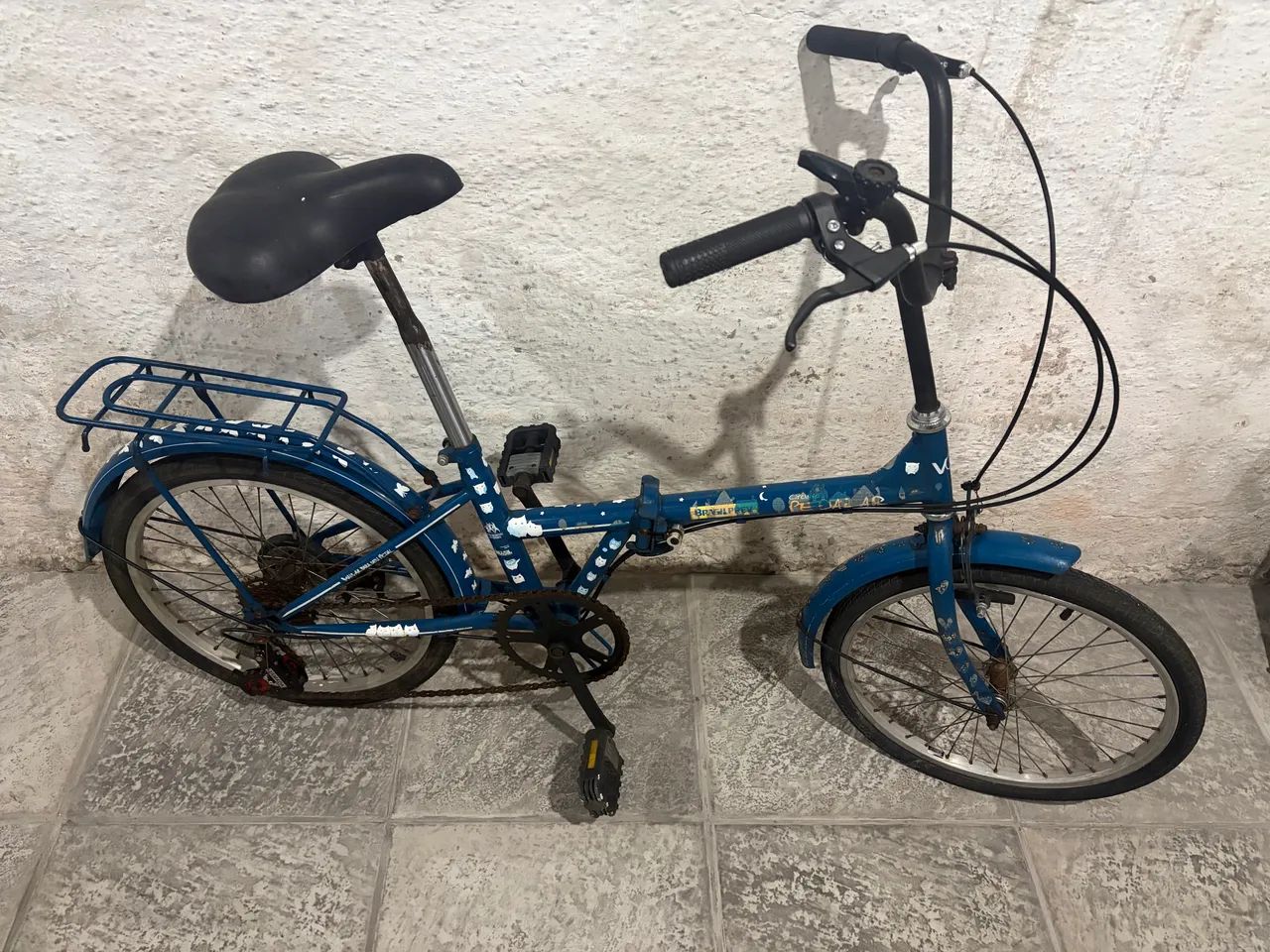 Bicicleta dobrável usada  - Foto 4