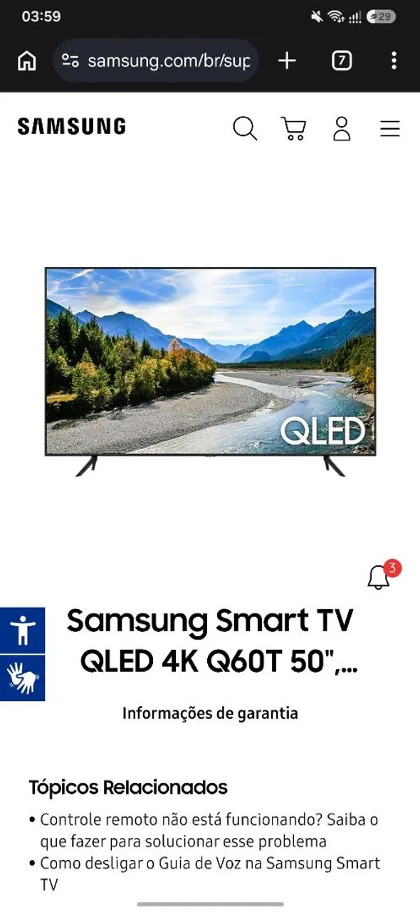 Smart samsung 50"