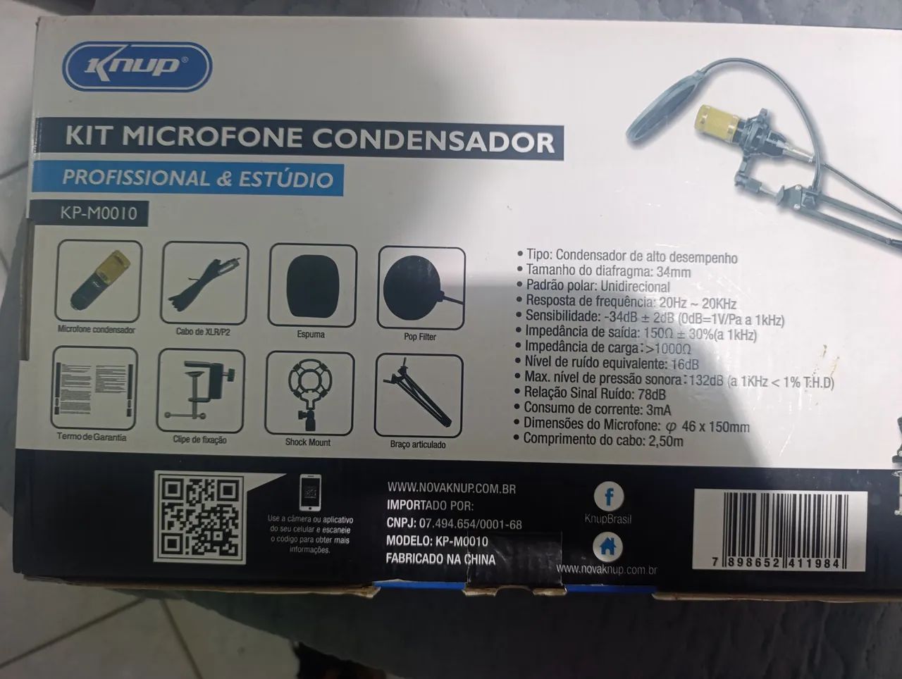 KIT MICROFONE E CONDESADOR  - Foto 2
