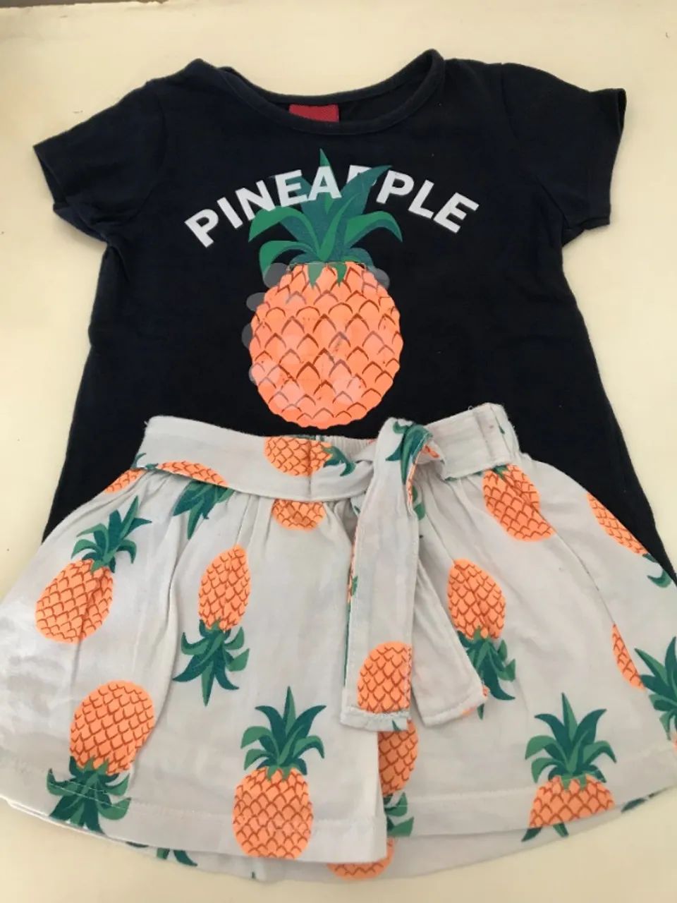 Conjunto Infantil Pineapple Da Marca Kyly  - Foto 2