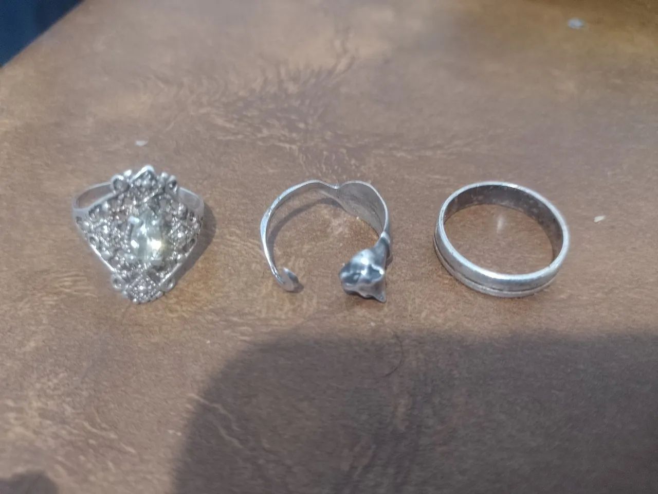 Conjunto de anéis prata de lei gatinho bali - Foto 4
