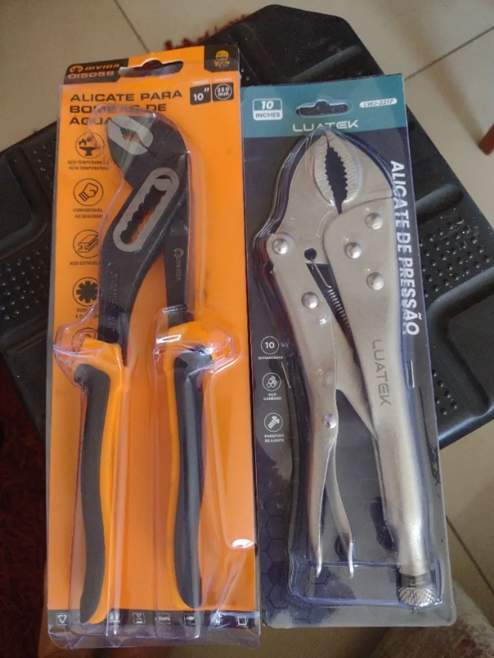 Alicate pressão+ alicate bomba d'água/ kit novo em São Gonçalo 