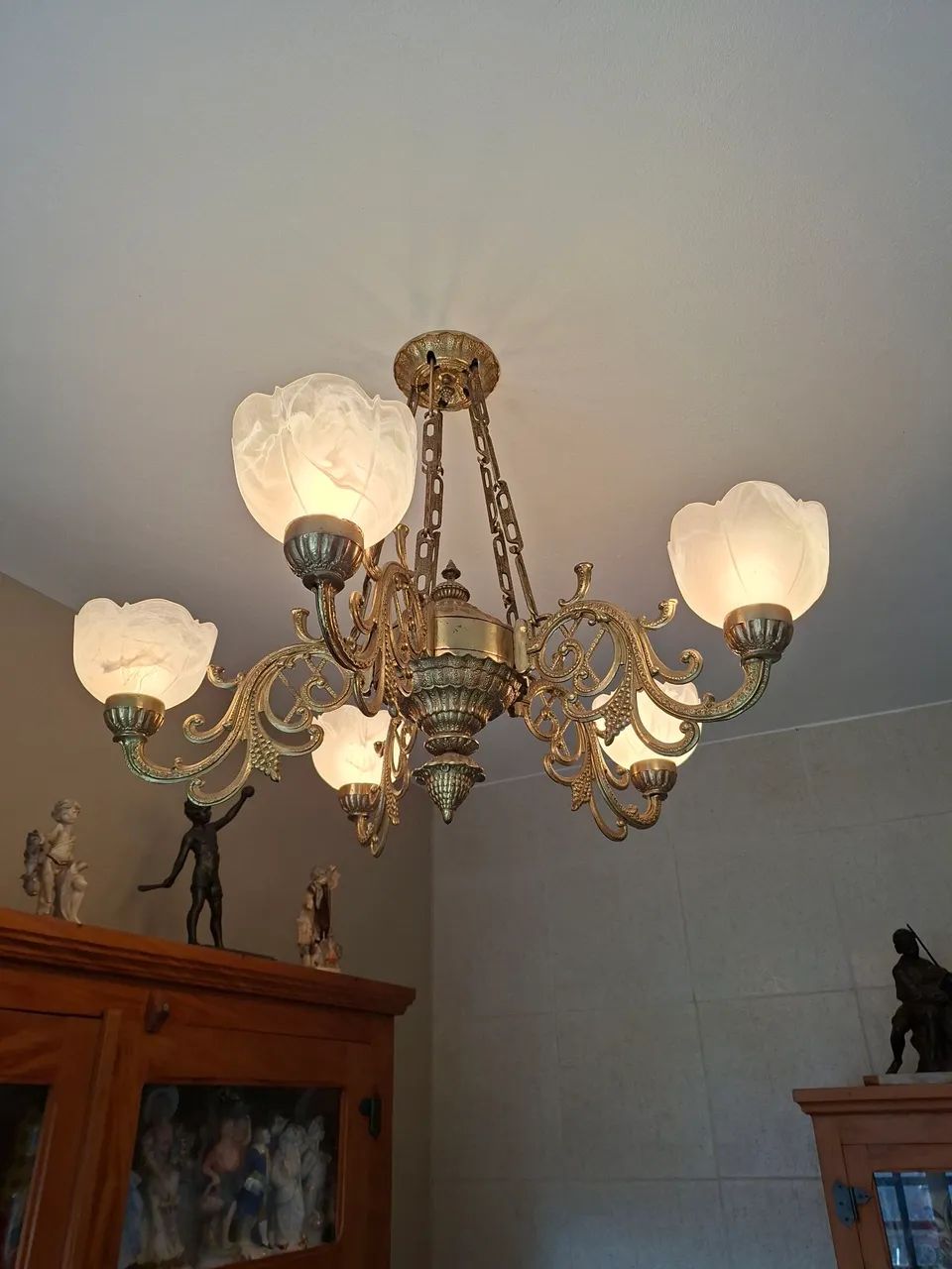 Luste antigo em bronze  - Foto 2