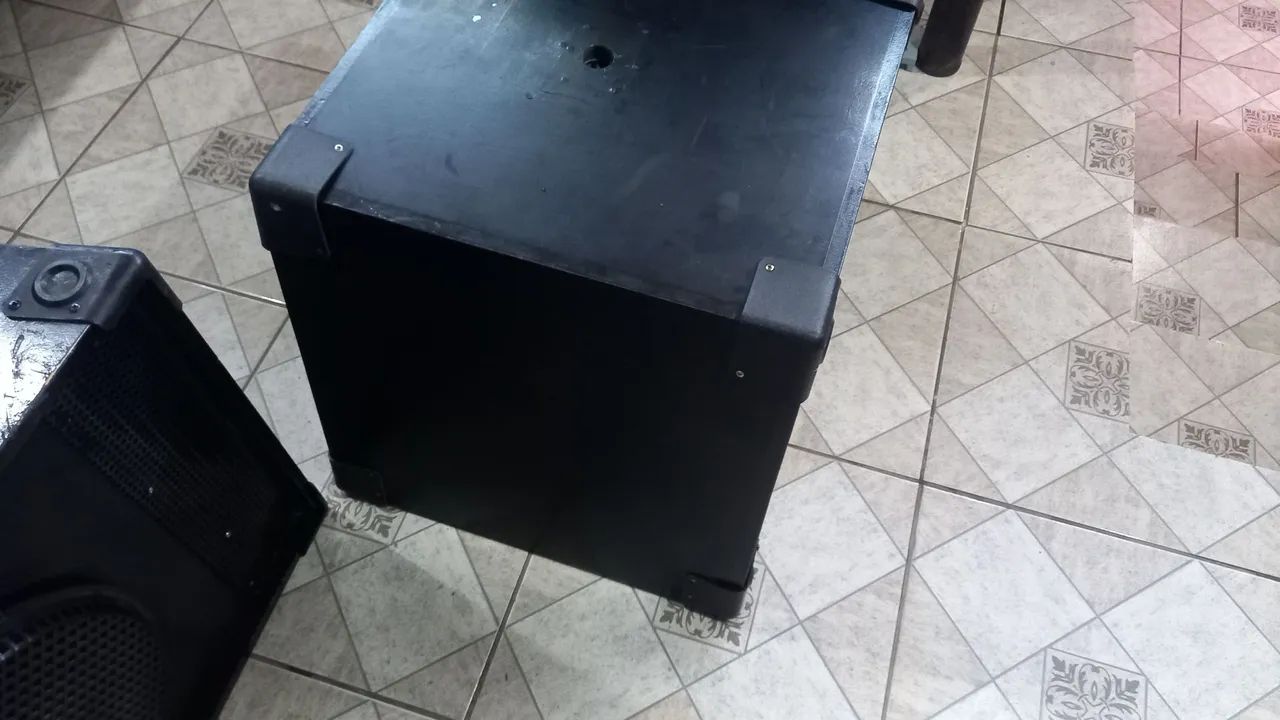 Caixas de som vazias box trapezoidal projeto ótimas para falantes de 15 polegadas - Foto 2