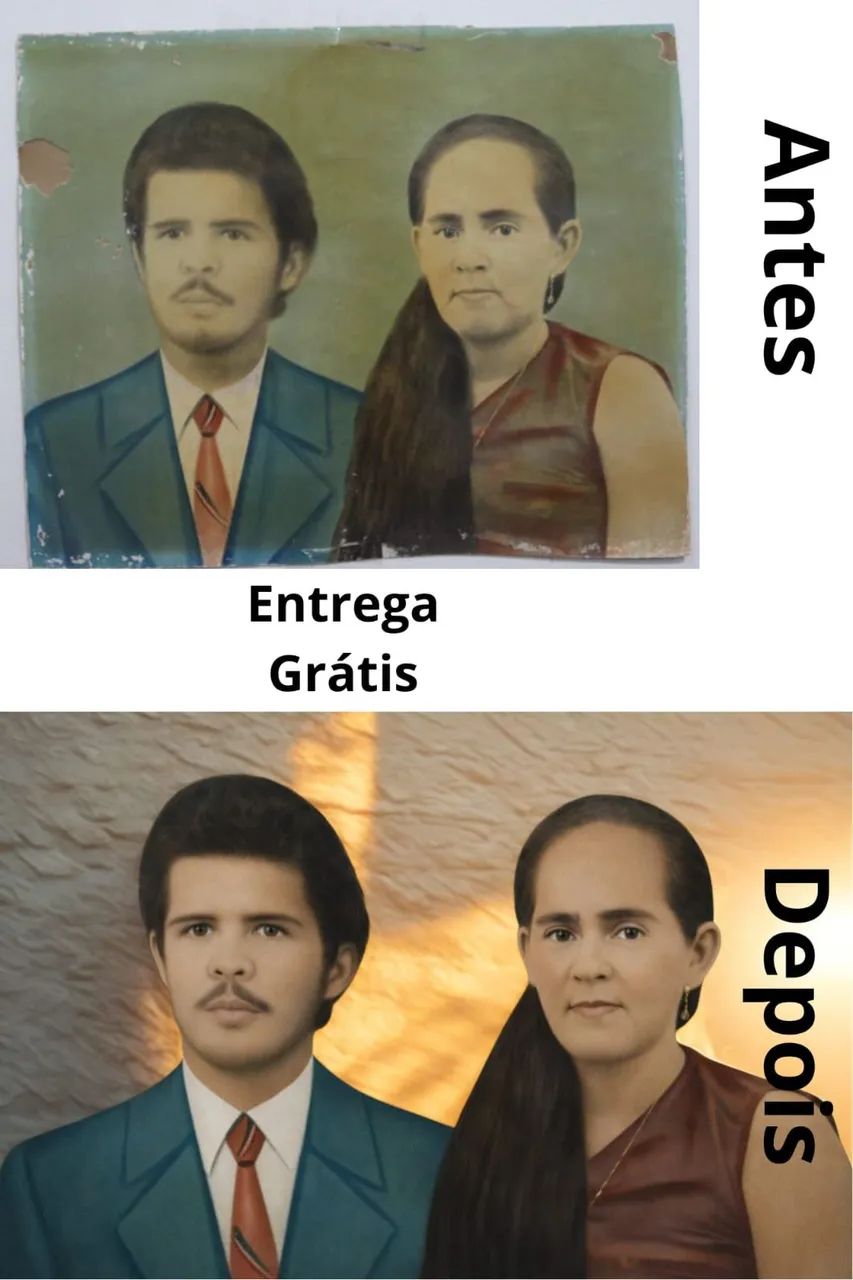 Restauração de fotos 