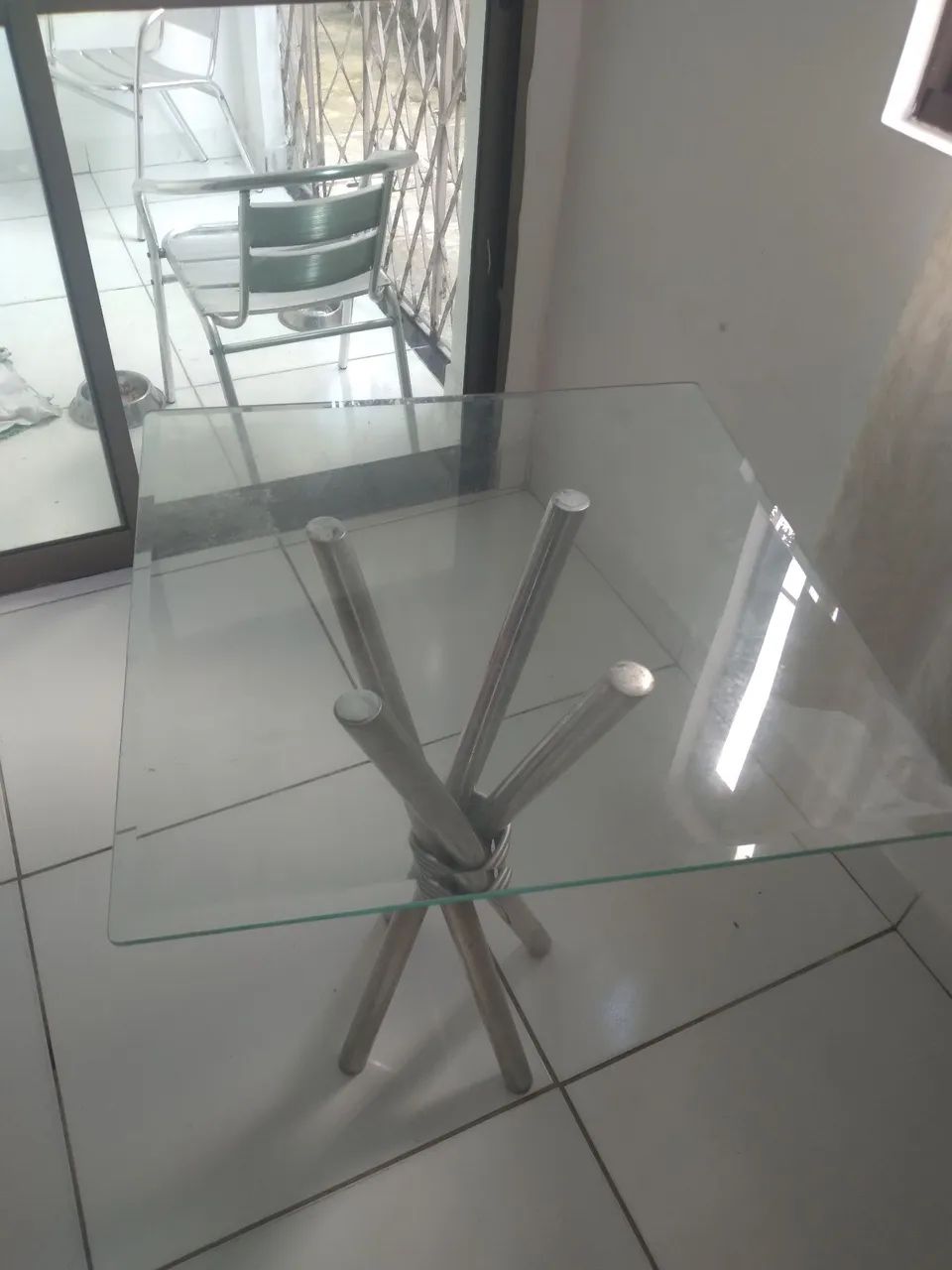 Mesa de canto/varanda de vidro - Foto 2
