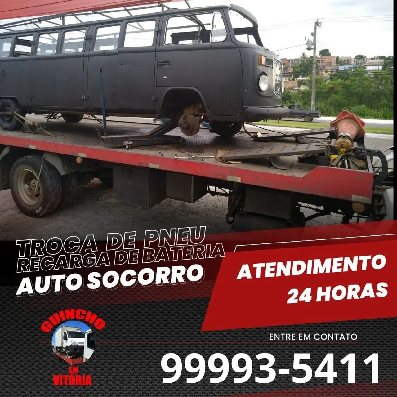 Serviço de recarga de bateria e troca de pneus de veículos leves  e pesados  - Foto 4