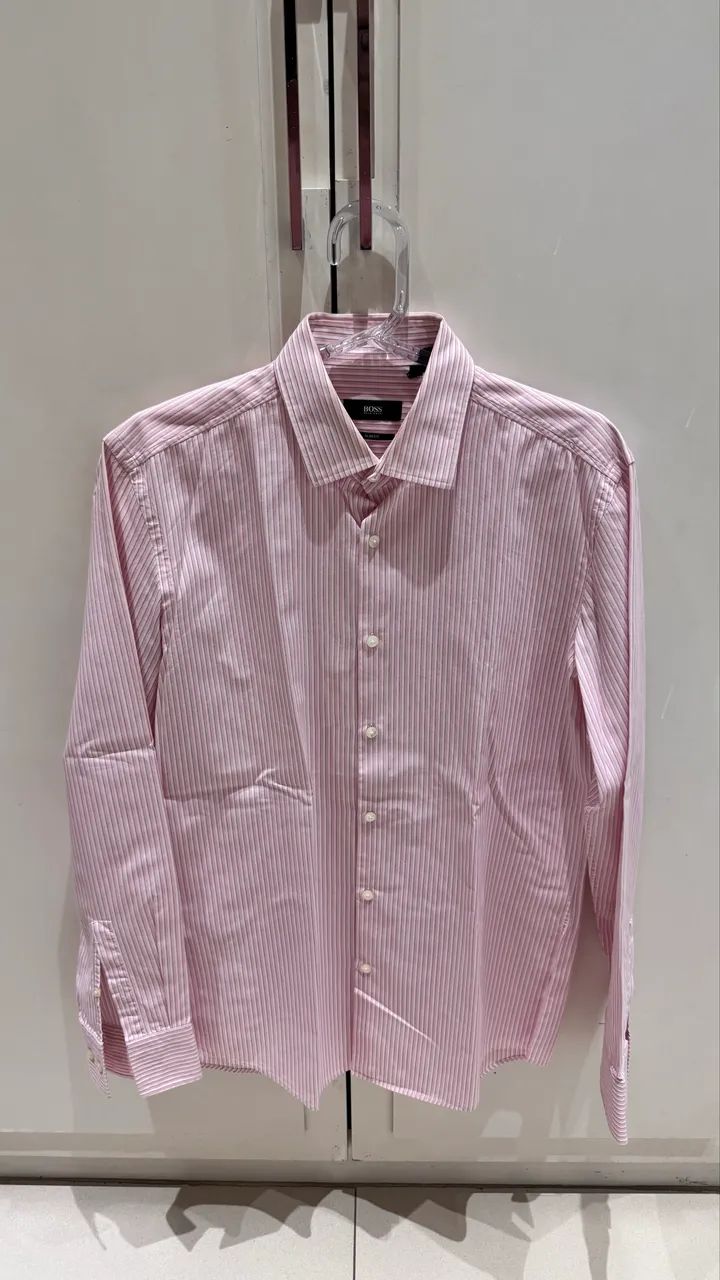 Camisa Hugo Boss listrada