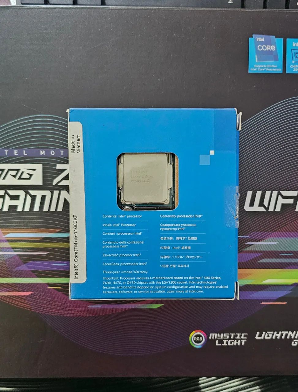 Processador Intel Core i5-11600KF 4.9GHz 6 Núcleos 12 Threads LGA 1200 - Foto 2