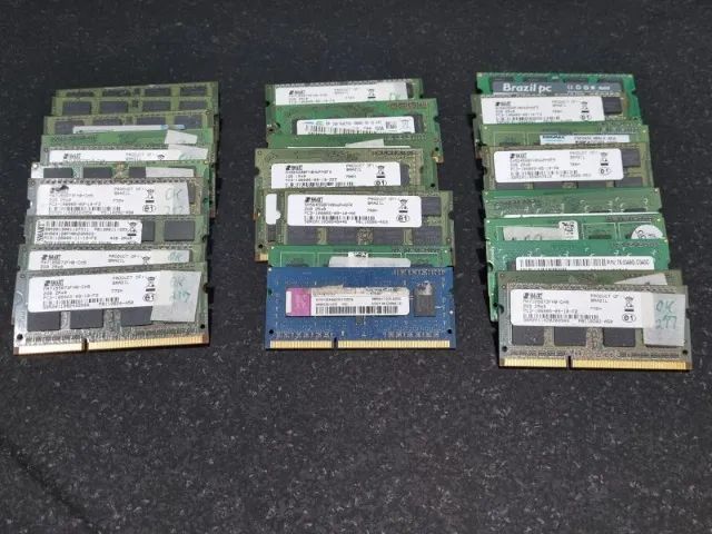 Memória DDR3 1GB Notebook - Funcionando
