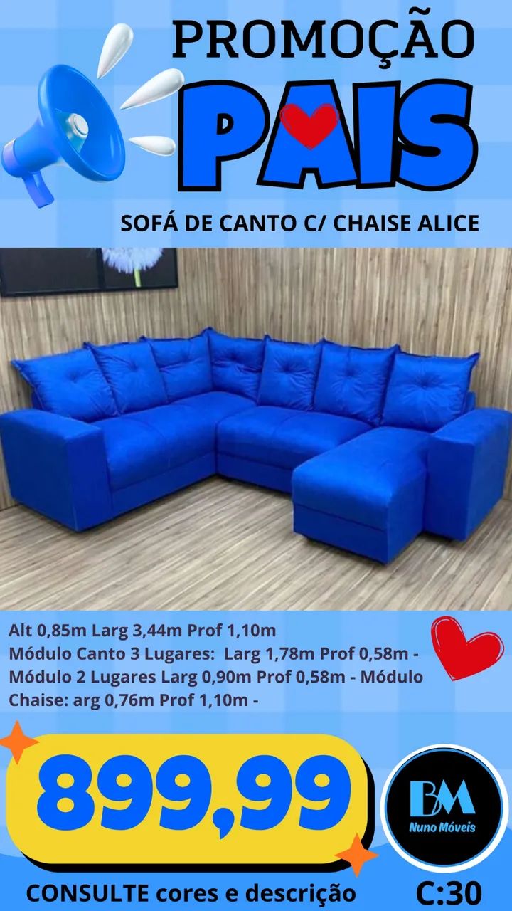 Sofás em promoção de dia dos pais  - Foto 5
