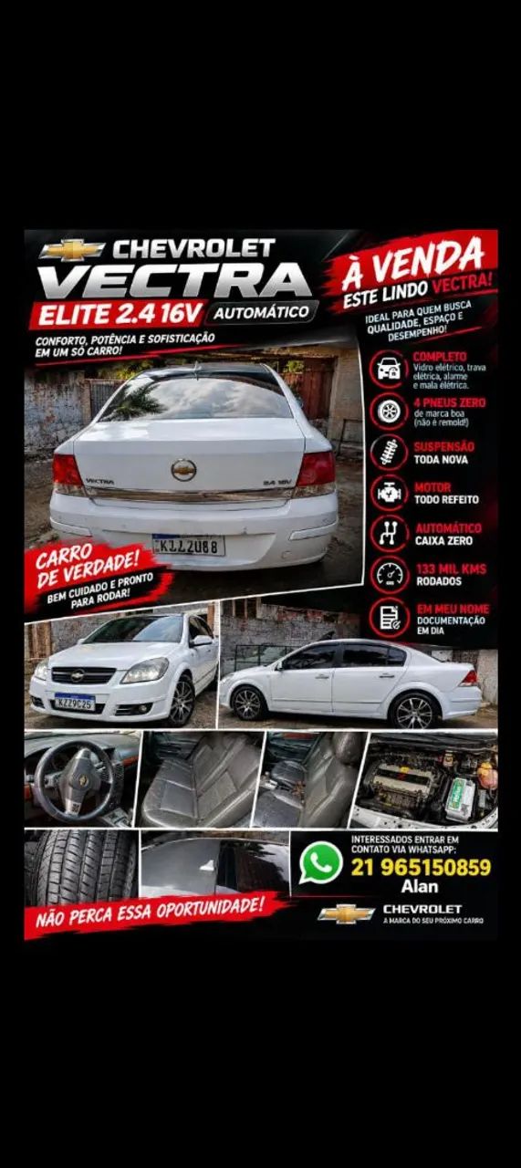 Chevrolet Vectra ELITE 2.2 MPFI 16V AUT. 2006