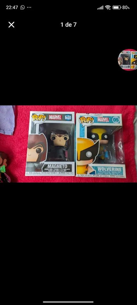 FUNKO POP MAGNETO WOLVERINE E MISTÉRIO 
