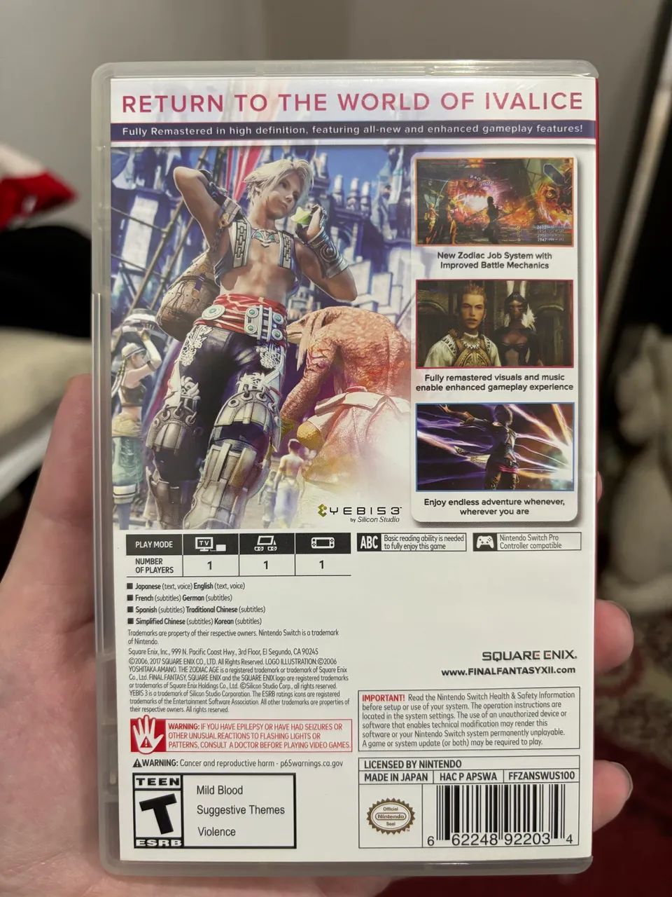 Final Fantasy XII switch - Foto 3
