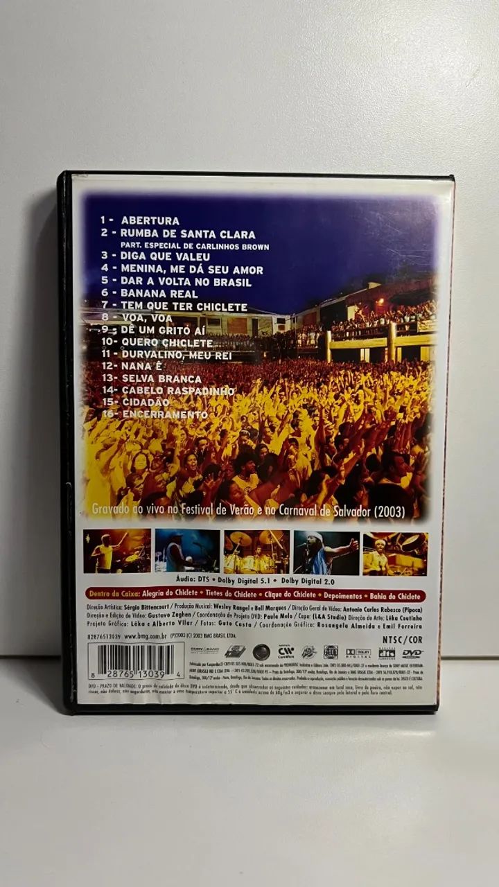 DVD - Chiclete Com Banana: Chiclete Na Caixa, Banana No Cacho Ao