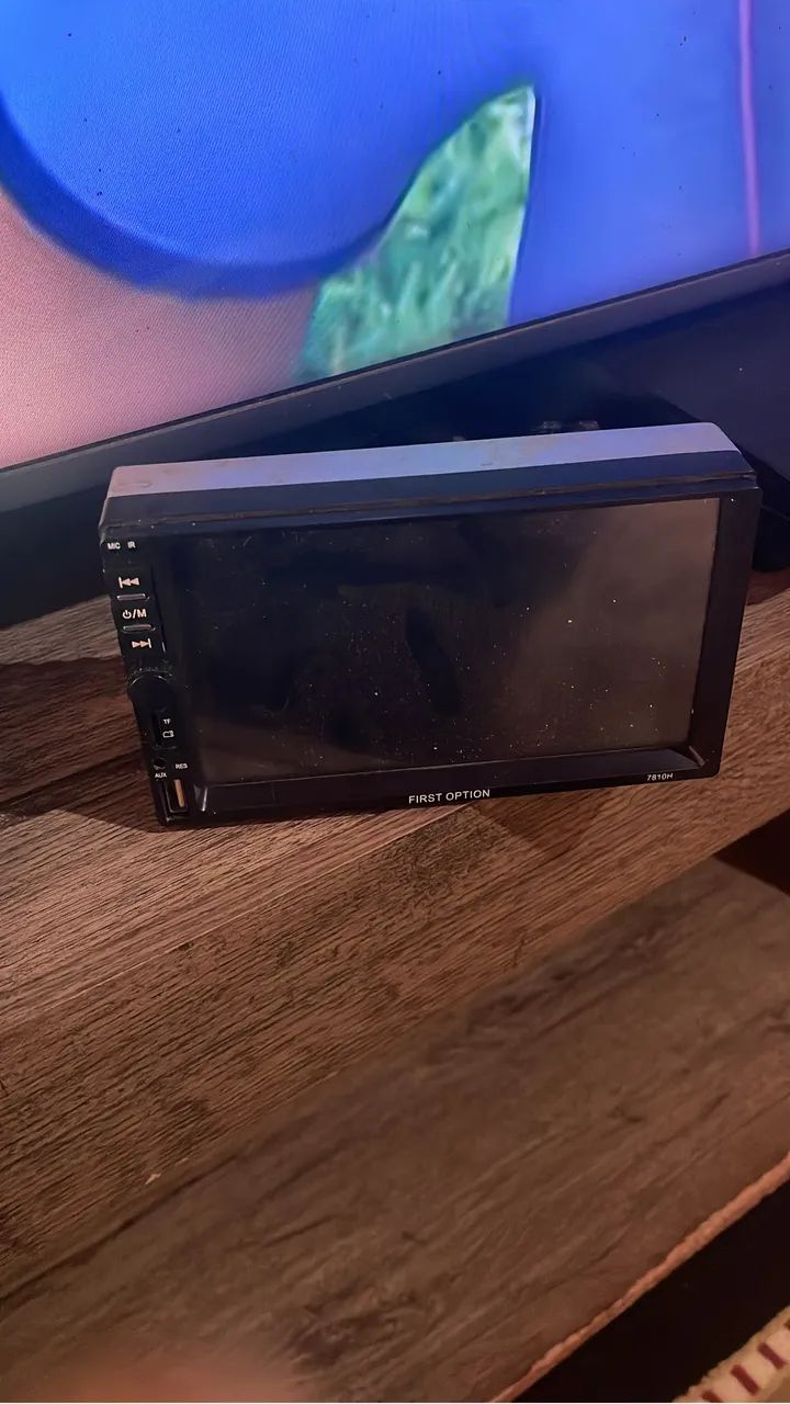 Central multimidia first opition modelo 7810h novo 1 meses de uso