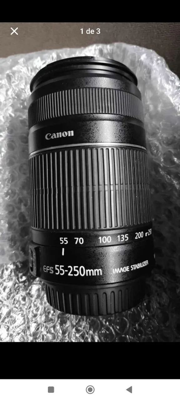 Lente Canon 55 - 250mm IS ll