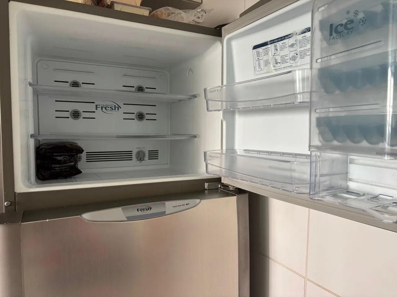 Geladeira GE 410 litros inox - Foto 2