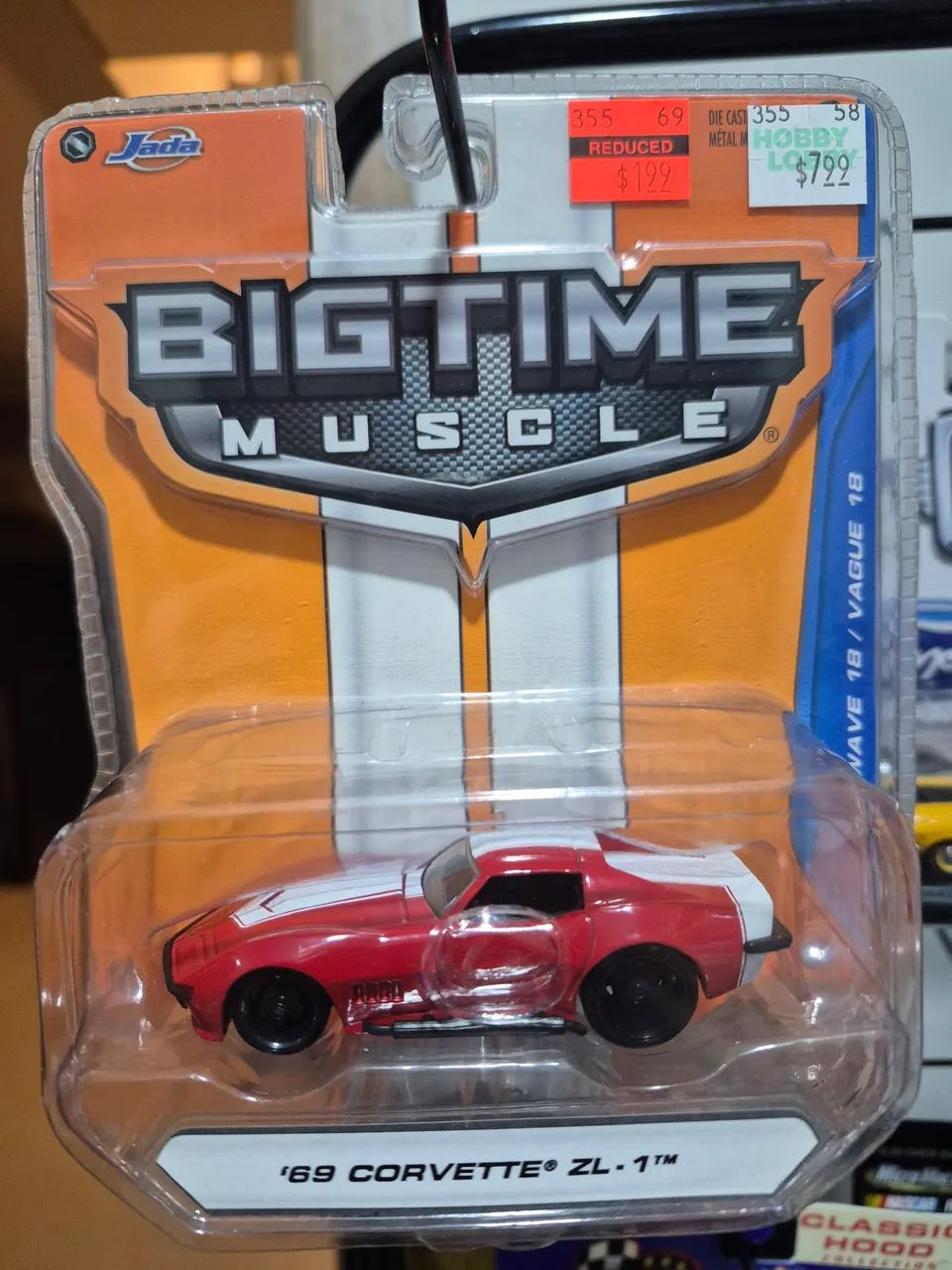 Jada 1/64 Big Time Muscle Corvette 69 ZL1 - Hobbies e coleções