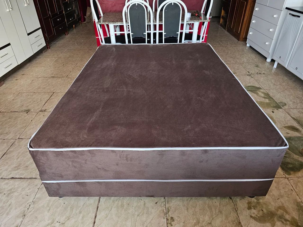 Cama unibox nova molas ensacada casal