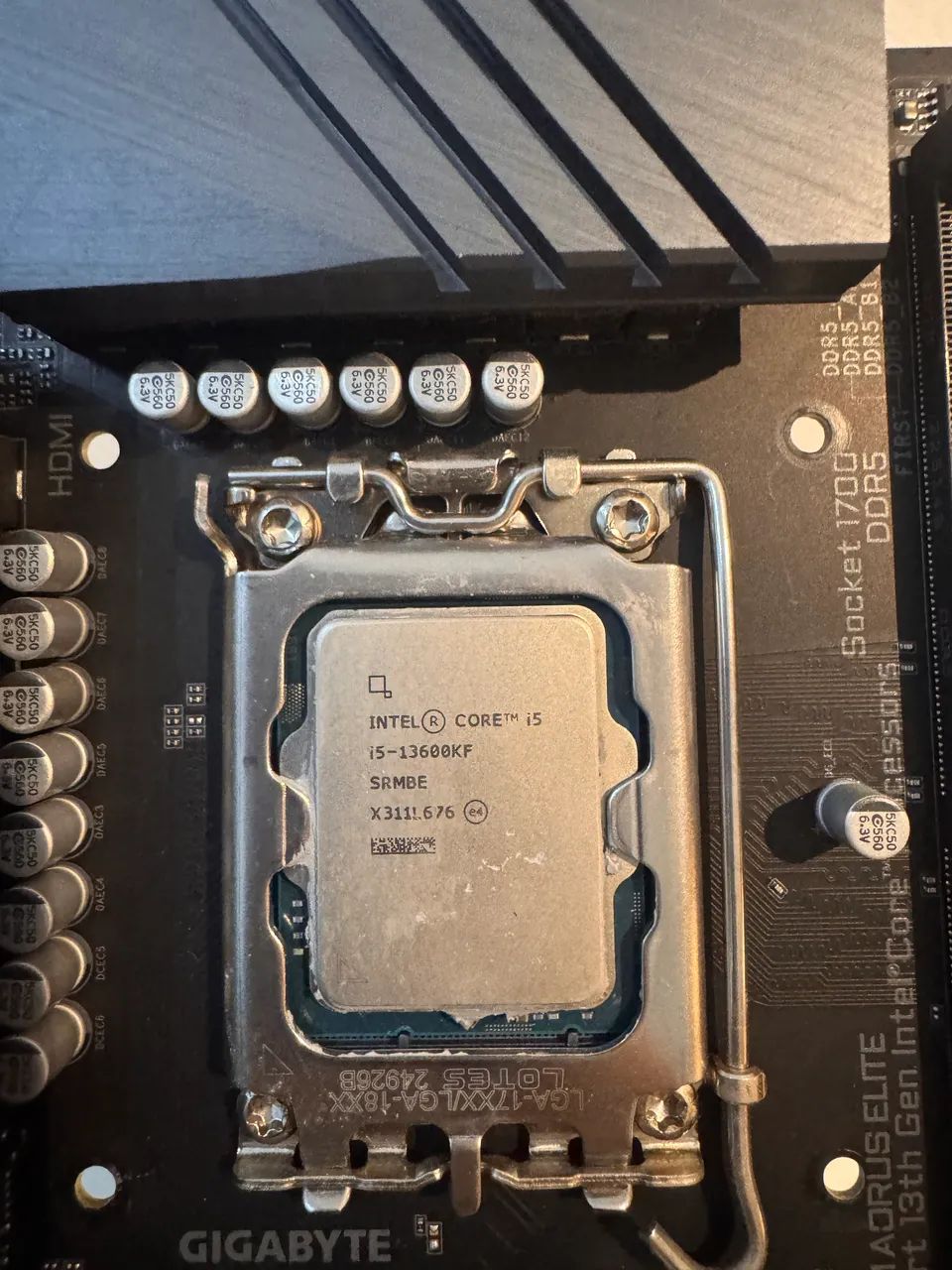 PROCESSADOR I5 13600KF + B760M AORUS ELITE 