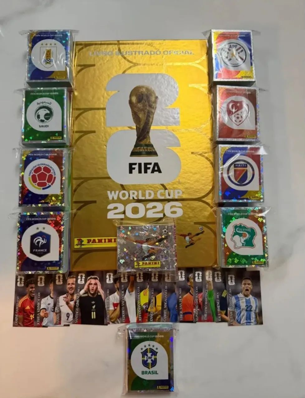 Figurinhas da Copa 2026 (ÁLBUM COMPLETO PARA COLAR)