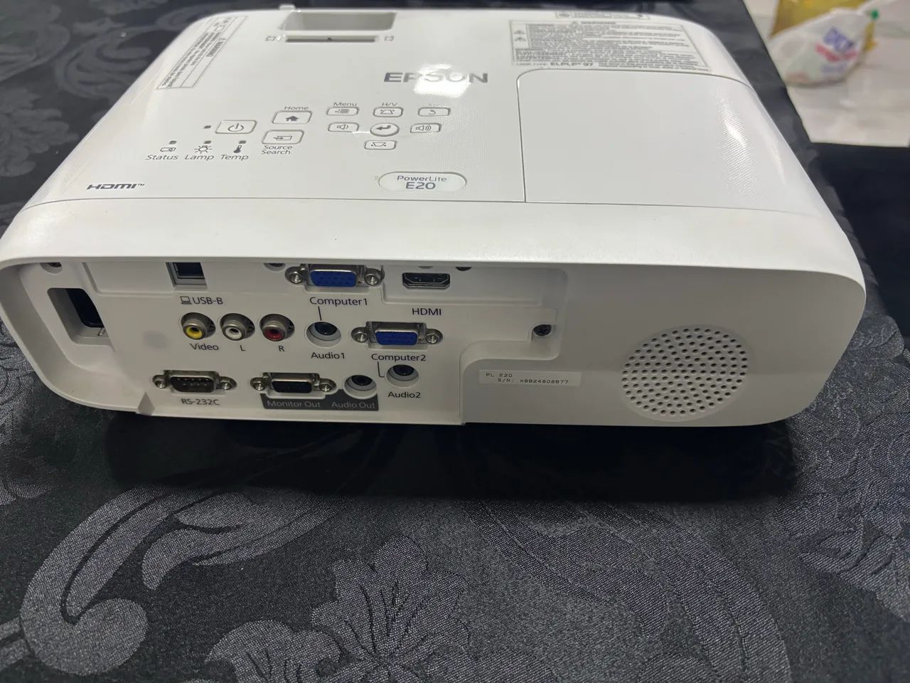 Projetor Epson Powerlite E20 Xga 3400 Lumens - Foto 4