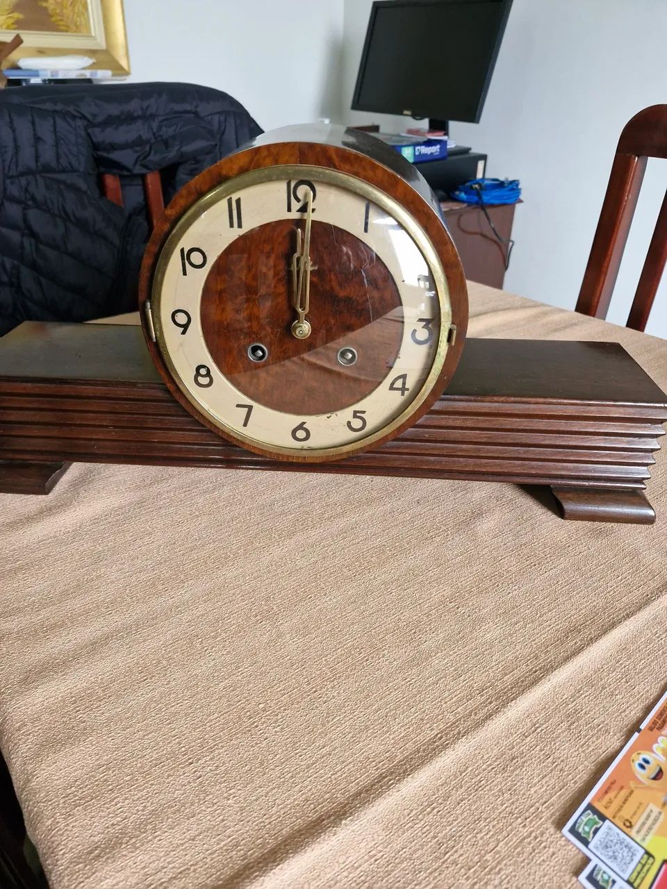 Relogio de mesa antigo Suíço 