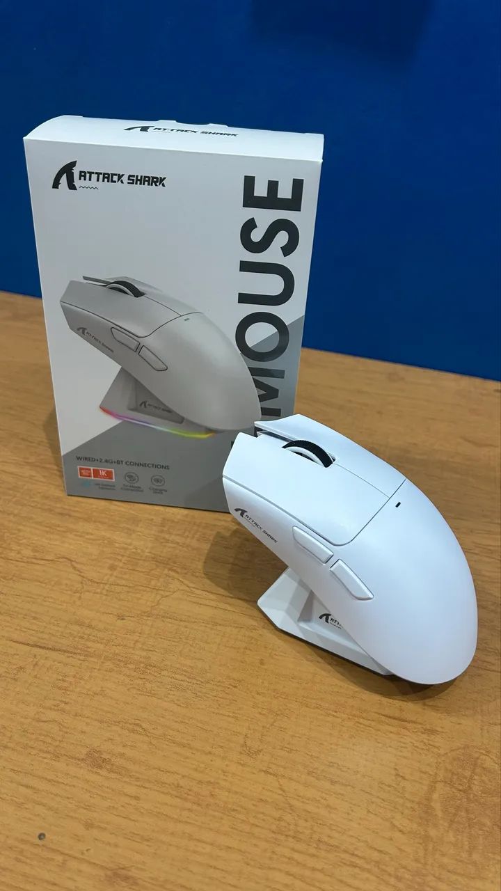 MOUSE X11 BRANCO NOVO - Foto 2