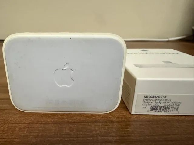 Base Lightning Apple Para Iphone, Branca - Mgrm2bz/a - Foto 5