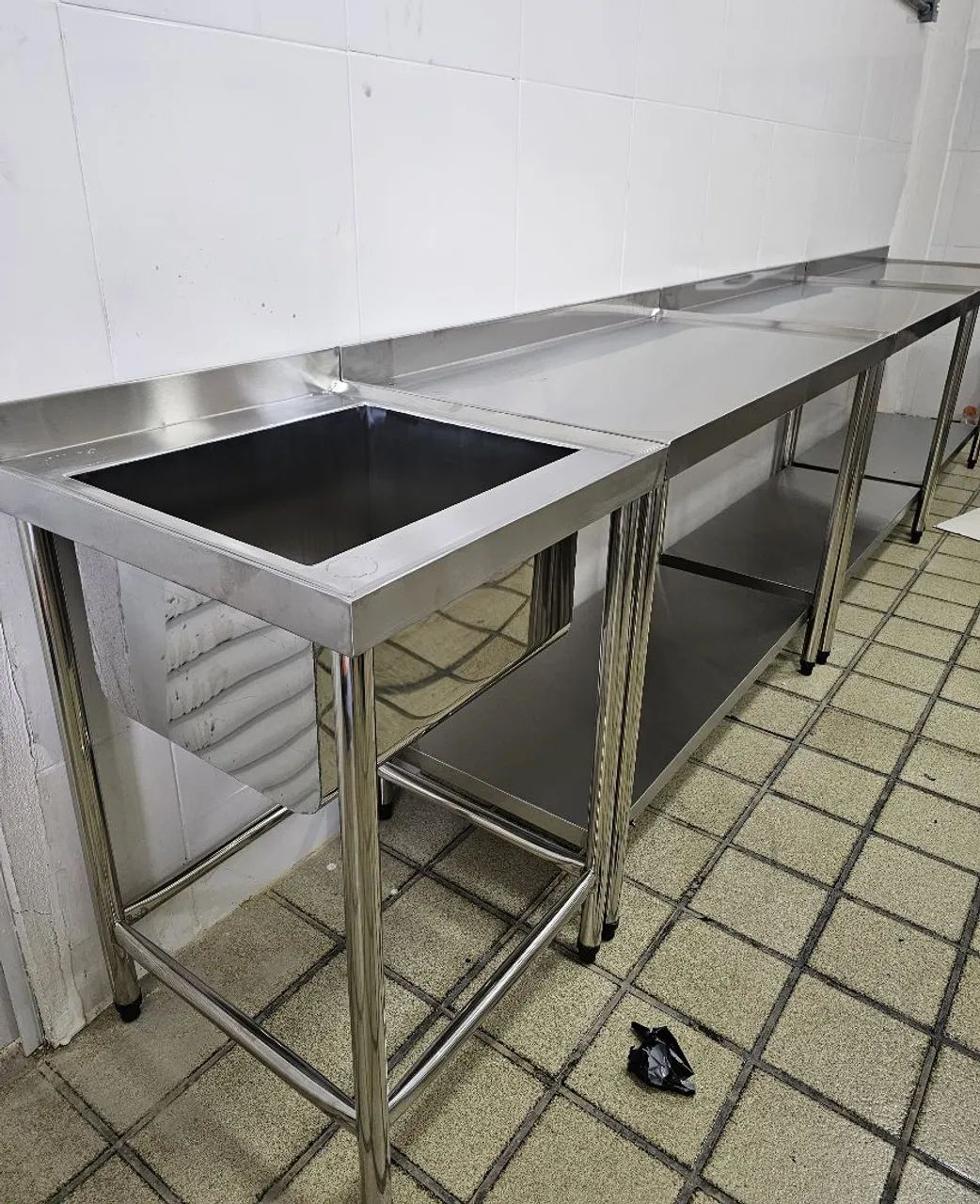 Bancada em aço inox  - Foto 3
