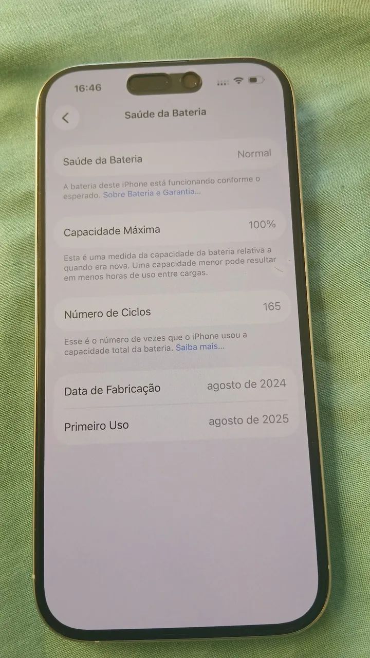 Vendo ou troco iphone 16 pro 256GB novíssimo! 100% de Bateria único Dono nunca mexido.  - Foto 3