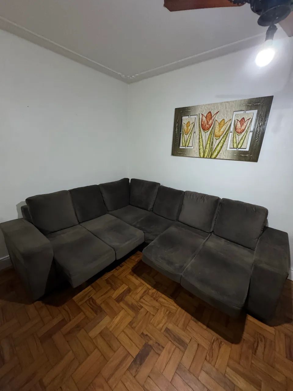 SOFÁ DE CANTO EM L - 6 lugares  - Foto 3