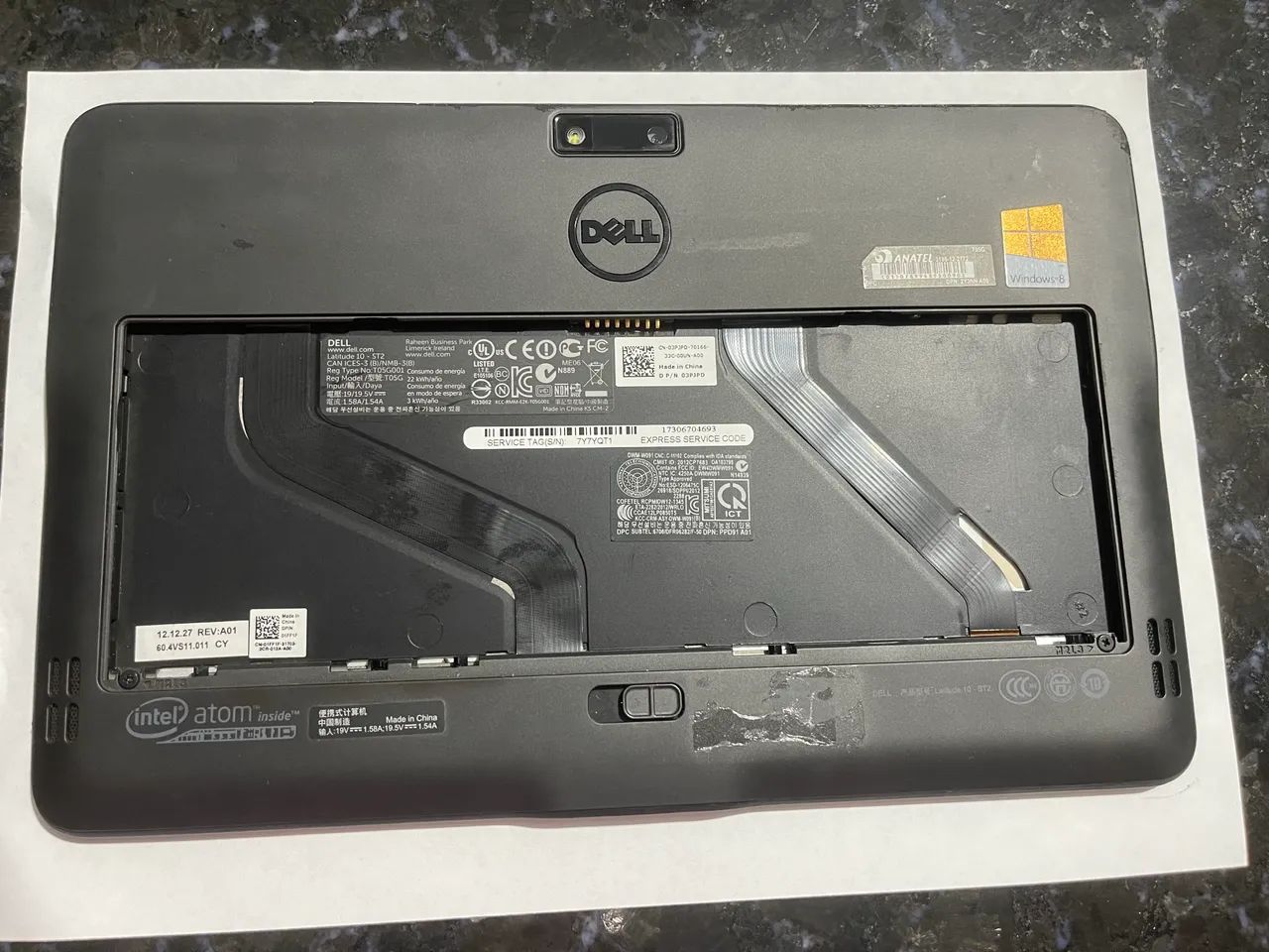 Tablet  Dell Latitude 10-ST2 SEM BATERIA E SEM CARREGADOR  - Foto 3