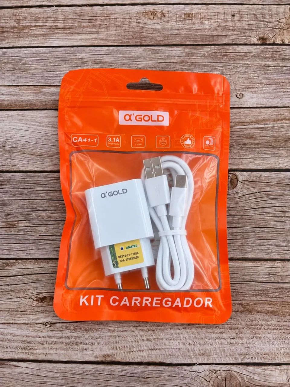 Kit carregador GOLD CA41-1 - Foto 2