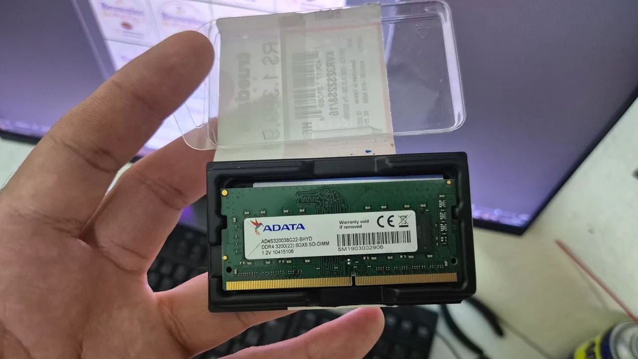 Memória ram ddr4 3200mhz Adata Notebook 