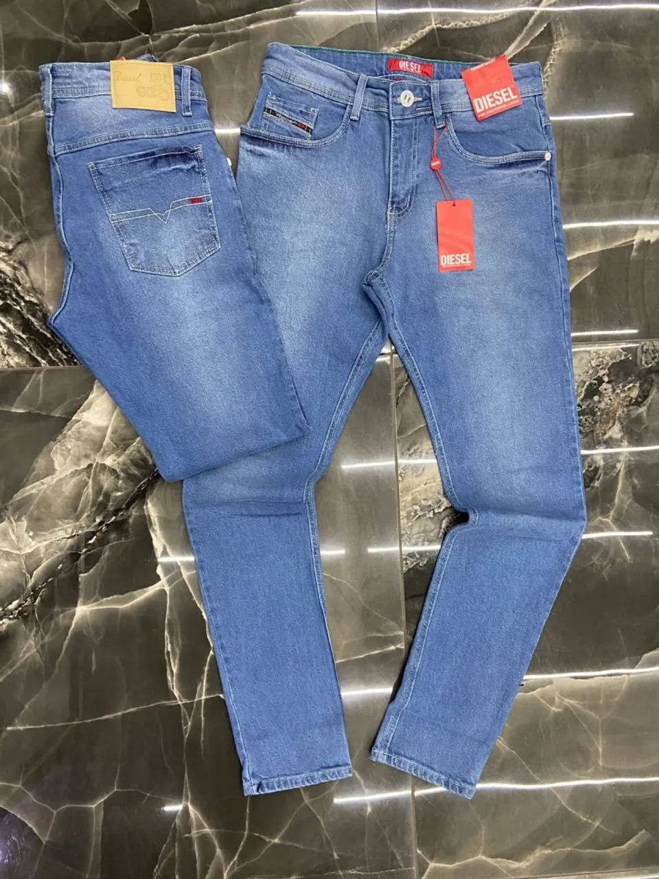 Calças Jeans Masculina com elastano 