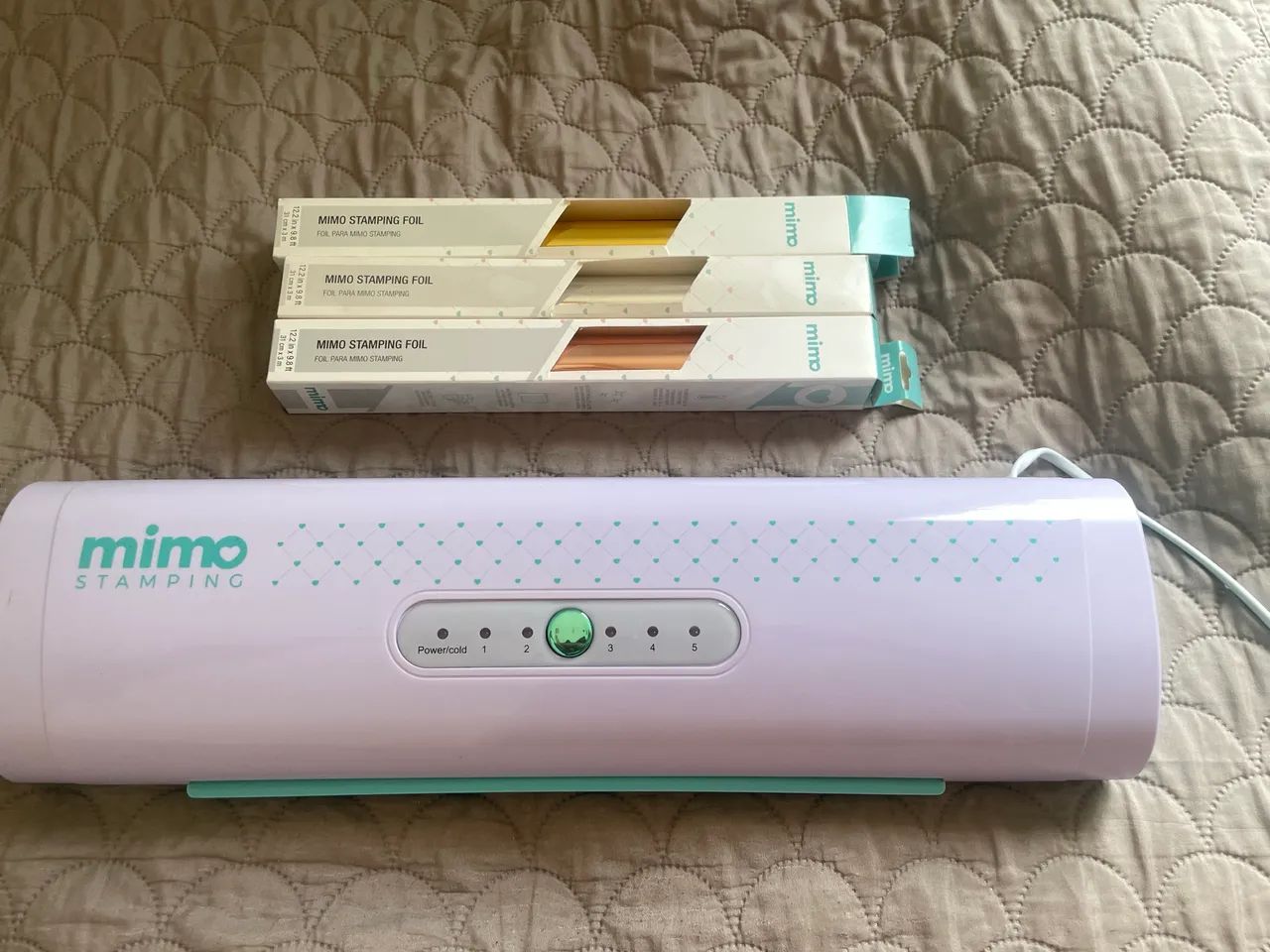 Laminadora e plastificadora Mimo Stamping 3 e Aplicador de Efeitos Metalizad