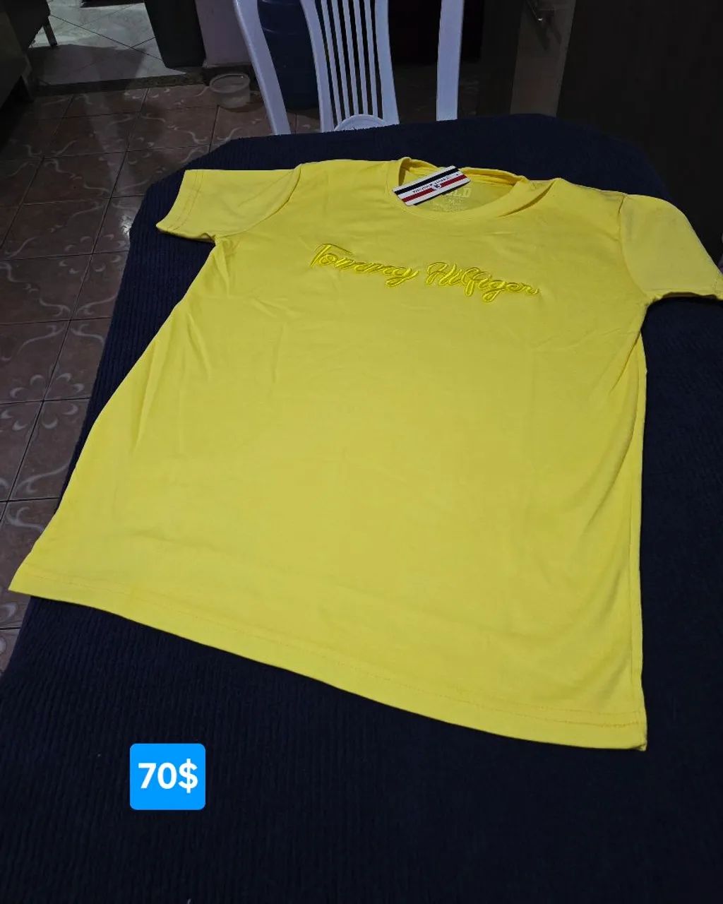 Camisa Grife peruana elastano da Tommy Hilfiger M 