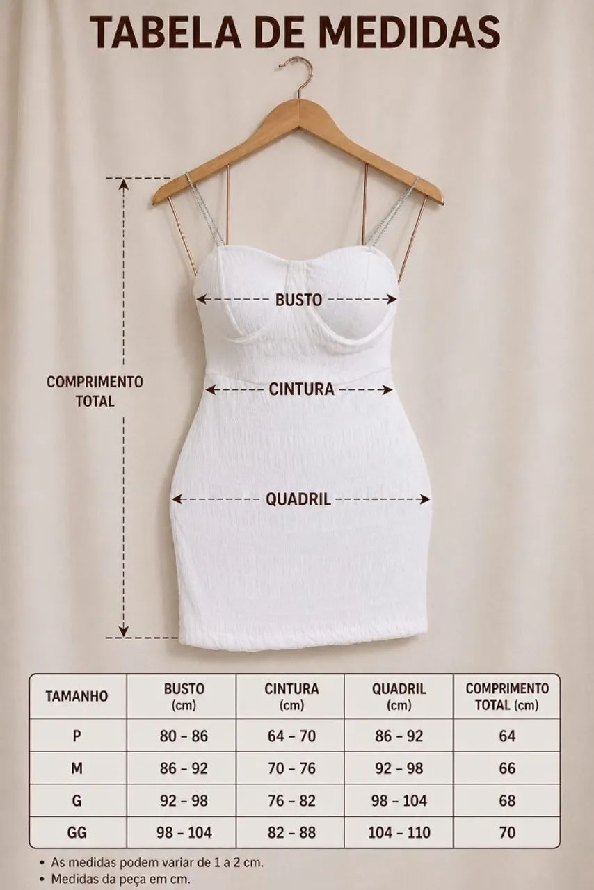 Vestido de alcinha com brilho - Foto 3