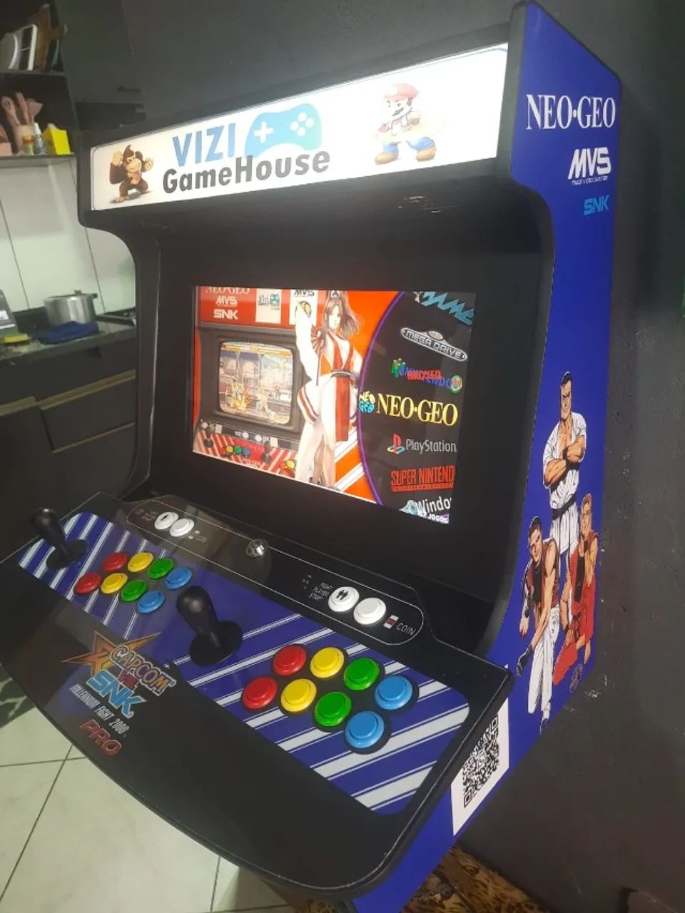 BARTOP 22" MULTIJOGOS - ARCADE SISTEMA COMERCIAL - Foto 4