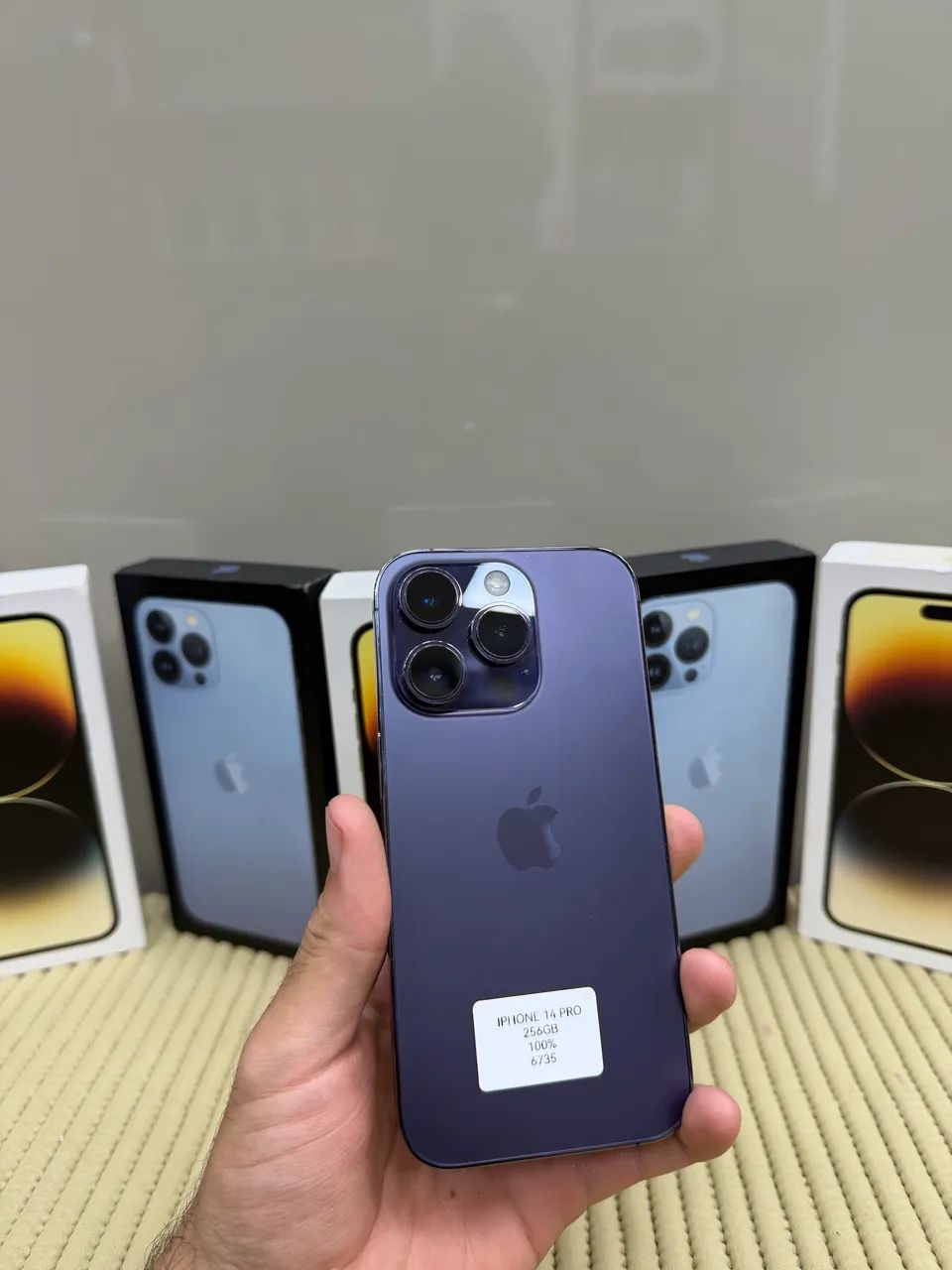 IPHONE 14 PRO 256GB ROXO SEMI NOVO PEÇA EXCLUSIVA PROMOÇÃO ID