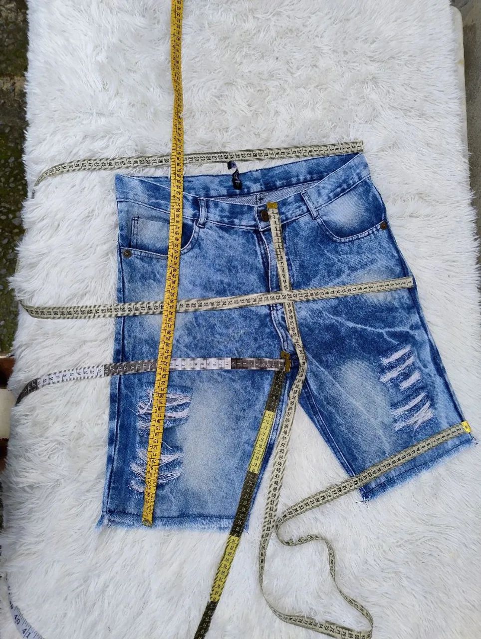 Bermuda Jeans Masculina 42 - Foto 5