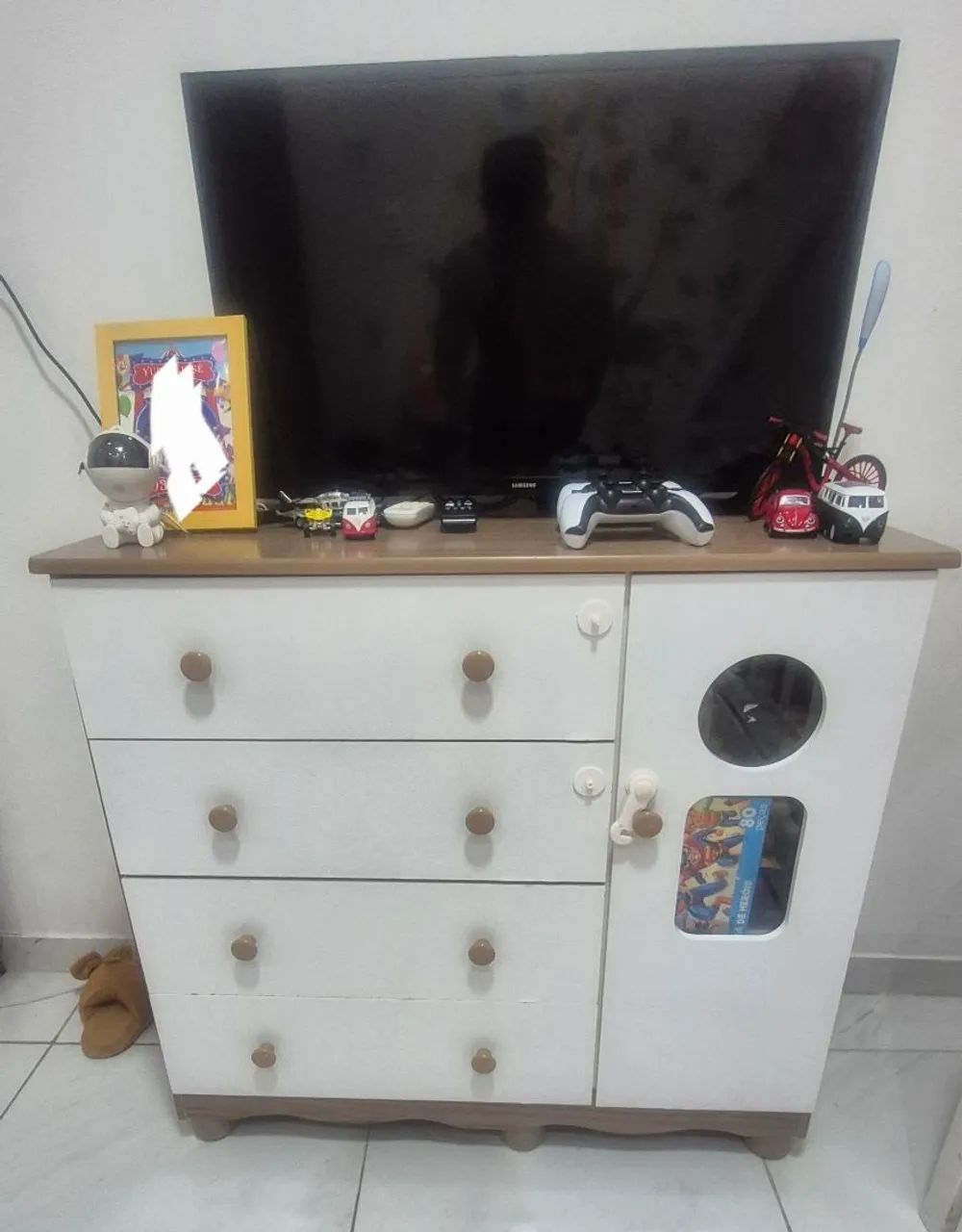 Guarda roupa e comoda infantil  - Foto 3