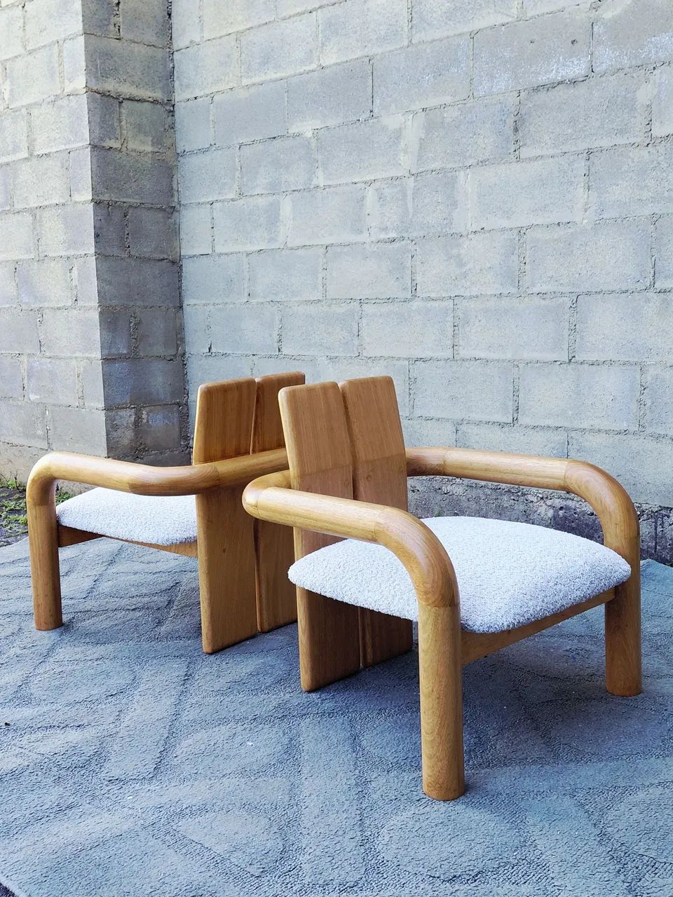 Par de Poltronas Design 1969 - Mid Century - Sapce age Organic - Foto 4