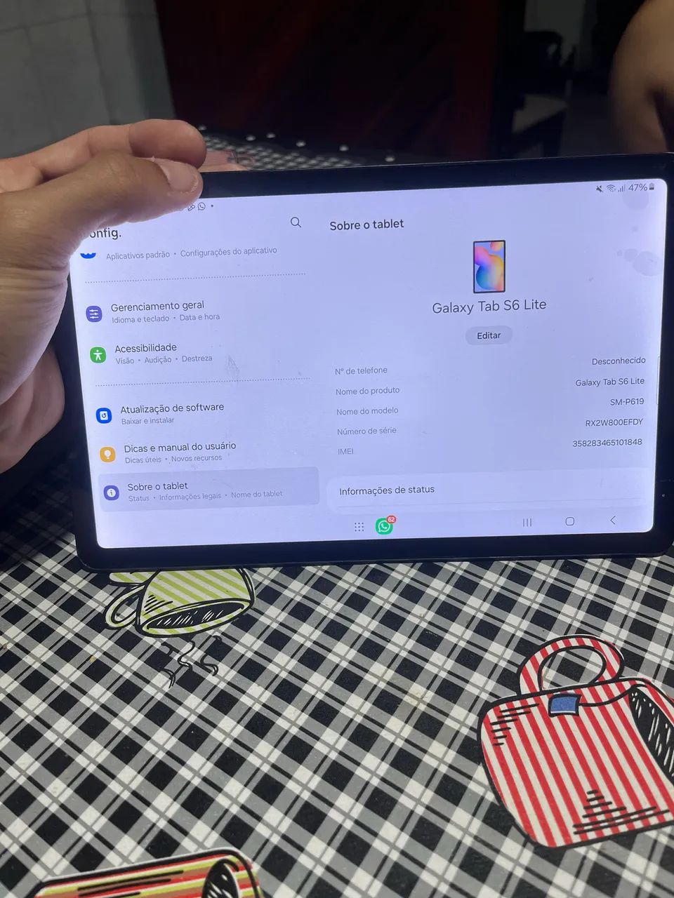 Galaxy tab S6 lite