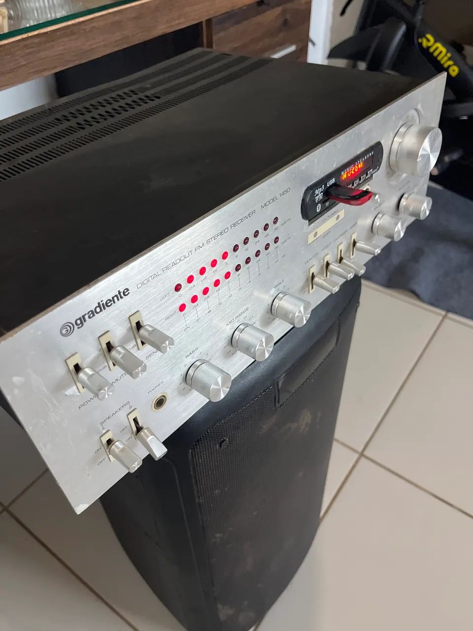 Receiver gradiente 1450 com usb e bluetooth - Foto 2