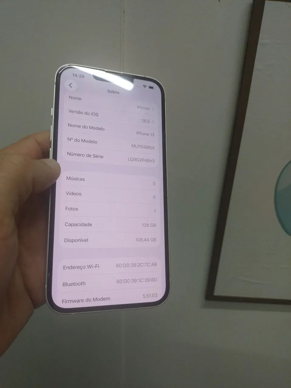 iPhone 13 100% original+ fone de ouvido  - Foto 3