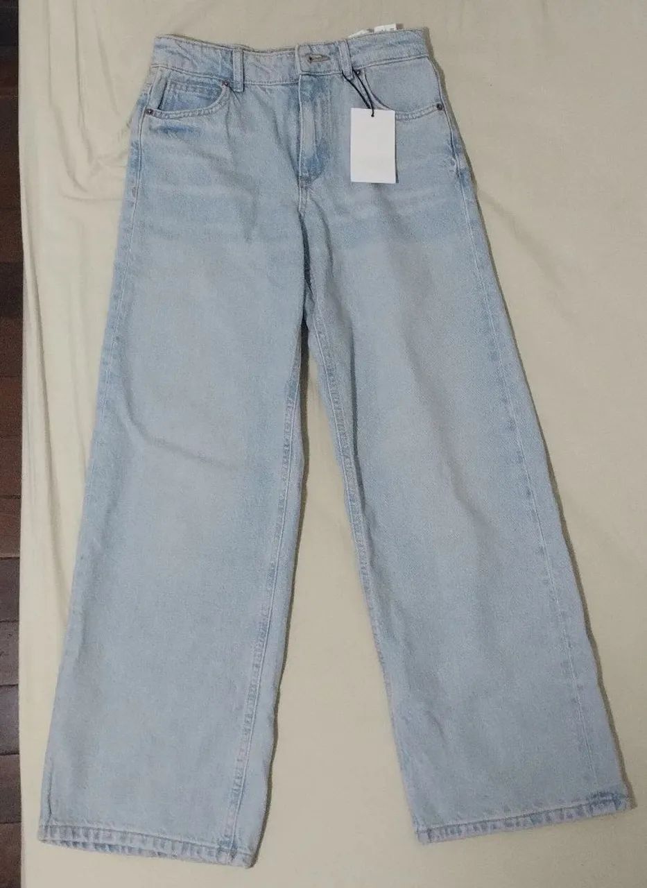 Calça Wide Leg Zara Nunca Usada