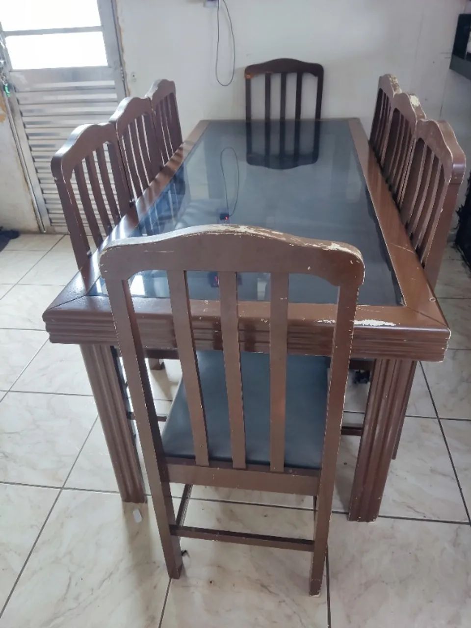 Mesa de Jantar de Vidro - Foto 2